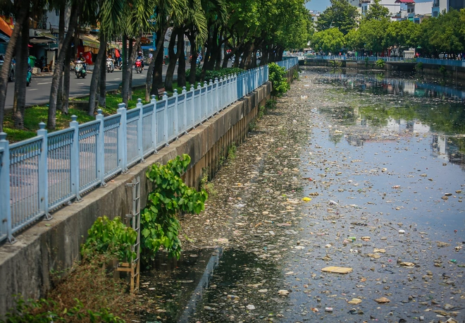 Ngược dòng Nhiêu Lộc - Thị Nghè tìm nguồn thải gây sự cố 100 tấn rác ùn ứ- Ảnh 10. Ngược dòng Nhiêu Lộc - Thị Nghè tìm nguồn thải gây sự cố 100 tấn rác ùn ứ- Ảnh 10.