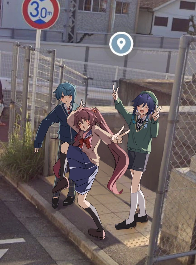 Ba cô gái bỗng thành trend anime nhờ tạo dáng trên Google Maps- Ảnh 5.