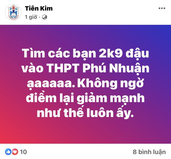 Teen 2K9 nhắn tìm 'đồng đội' ngay khi biết điểm chuẩn lớp 10- Ảnh 4.