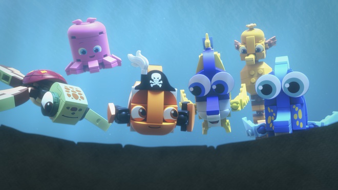 Các nhân vật của Pixar 'hóa LEGO' trong phim hoạt hình mới - Ảnh 2.