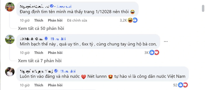 Cộng đồng mạng thích thú với sao kê của Mặt trận Tổ quốc Việt Nam- Ảnh 3.