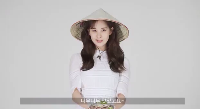 Seohyun của SNSD quảng cáo phở Việt tại Hàn Quốc - Ảnh 1.