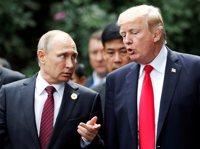 Ông Trump tính đối thoại riêng với ông Putin tại Helsinki - Ảnh 1.