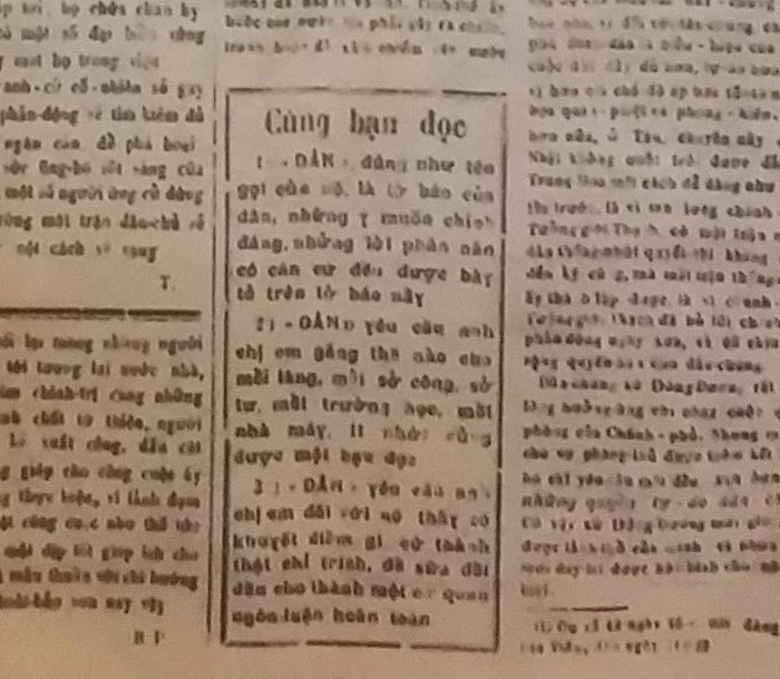 DÂN - đúng như tên gọi của nó, là tờ báo của dân - Ảnh 3.