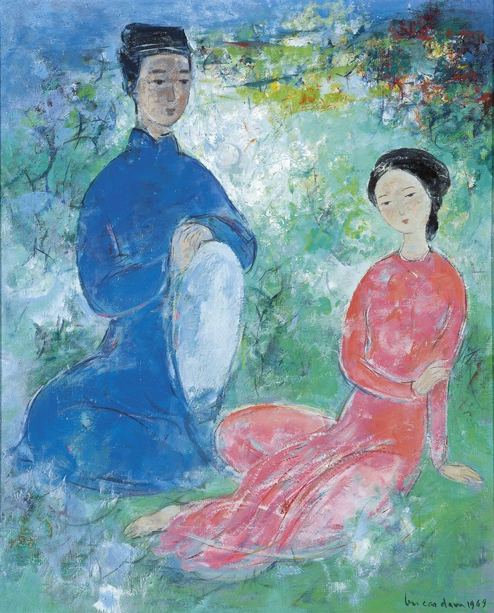 Phiên đấu giá tranh Lê Phổ, Vũ Cao Đàm, Bùi Giáng, Chóe... - Ảnh 8. Phiên đấu giá tranh Lê Phổ, Vũ Cao Đàm, Bùi Giáng, Chóe... - Ảnh 8.