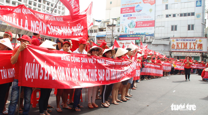 Đóng 217 tỉ sửa chợ 4 năm không sửa, tiểu thương An Đông bãi thị - Ảnh 2.