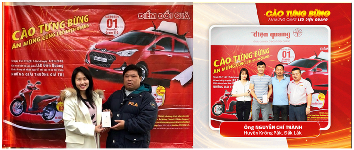 “Rinh quà đón Tết” với ôtô Hyundai i10 và SH cùng Điện Quang - Ảnh 1.