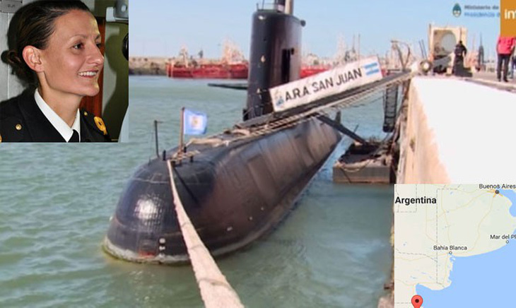 Tàu ngầm quân sự Argentina mất tích cùng 44 người - Ảnh 1.