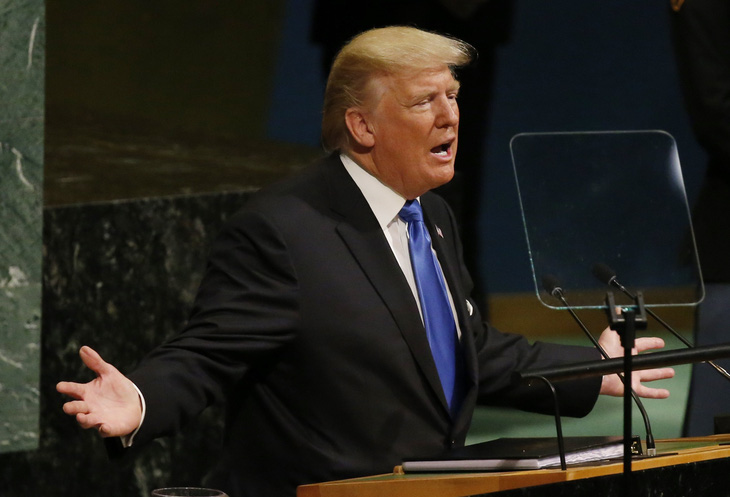 Tổng thống Trump lần đầu phát biểu ở Đại hội đồng Liên Hiệp Quốc - Ảnh 1.