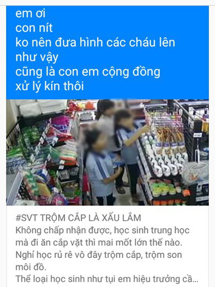 Bêu xấu trẻ trên mạng, coi chừng phản tác dụng! - Ảnh 1.