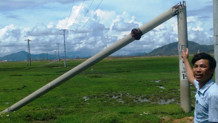 Hơn 400 cột điện gãy trong bão số 10 do dùng lõi thép chữ V? - Ảnh 4.