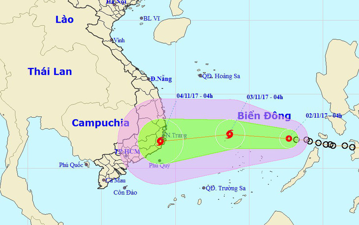 Áp thấp nhiệt đới trên Biển Đông có thể thành bão - Ảnh 1.