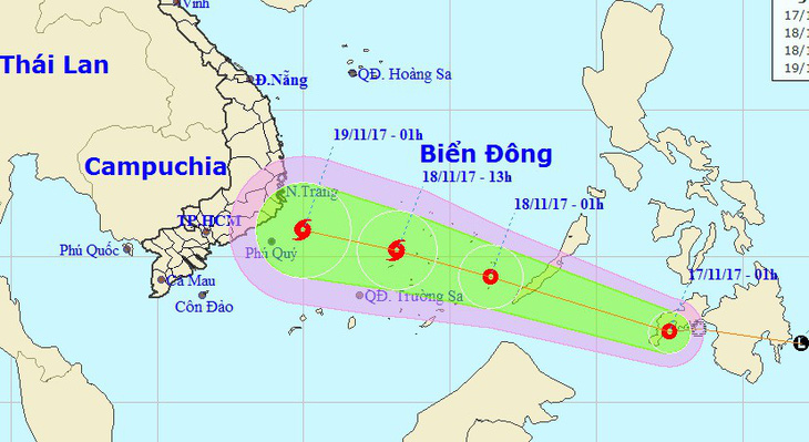 Áp thấp nhiệt đới gần Biển Đông mạnh lên, có thể thành bão - Ảnh 1.