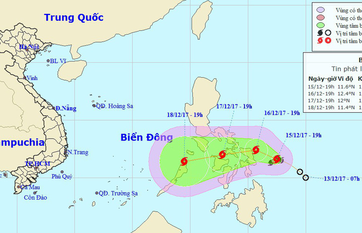 Bão loay hoay ngoài Biển Đông, miền Bắc sắp rét đậm - Ảnh 1.