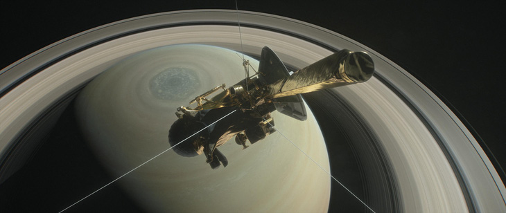 Tàu Cassini tự sát kết thúc hành trình vĩ đại 20 năm - Ảnh 1.