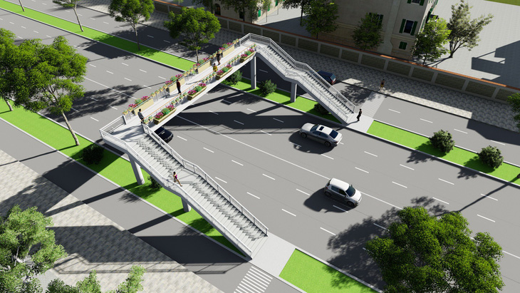 TP.HCM xây nhiều cầu đi bộ có kiến trúc đẹp - Ảnh 1.