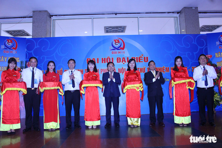 450 thanh niên dự Đại hội Đoàn TP Hà Nội - Ảnh 3.