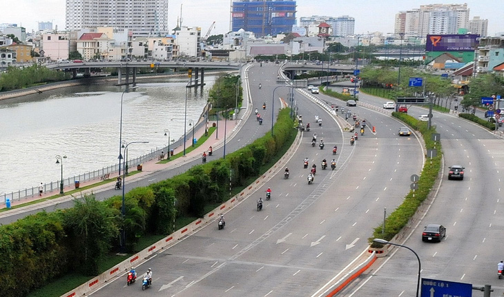 Xây dựng đường song hành Võ Văn Kiệt - Ảnh 1.