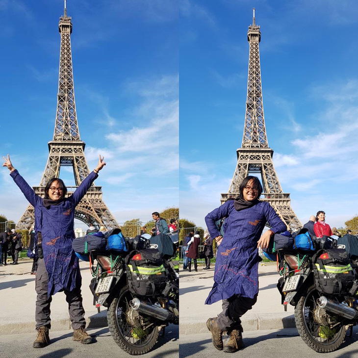 Chàng trai Tiền Giang đi xe máy từ Việt Nam đến Pháp - Ảnh 2.