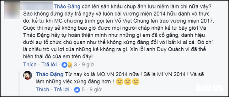 Bất bình, Hoa hậu Đại dương 2014 Đặng Thu Thảo trả danh hiệu - Ảnh 3.