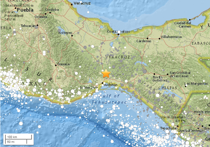 Mexico lại hứng thêm 2 trận động đất mạnh trong một ngày - Ảnh 3.