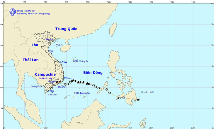 Bão số 14 tan nhưng mưa còn kéo dài - Ảnh 1.