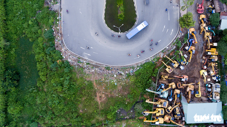 Xe cộ Sài Gòn nhìn từ flycam - Ảnh 6.