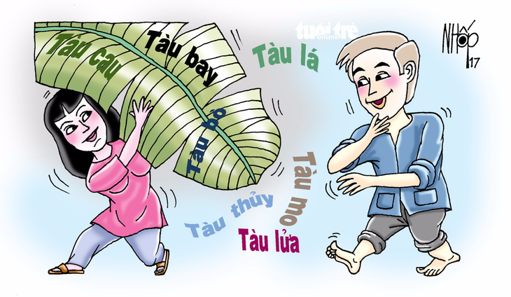 Gió đưa bụi chuối te tàu - Ảnh 1.