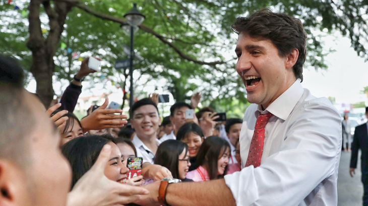 Nửa ngày của Thủ tướng Canada Trudeau tại TP.HCM