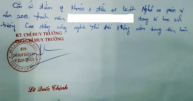 Nhiều sinh viên ở Thủ Đức suýt không được hoãn nghĩa vụ quân sự - Ảnh 1.