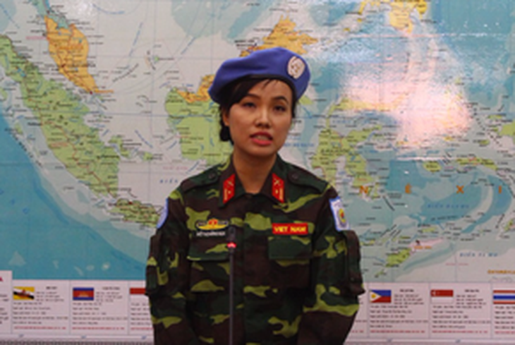 Nữ sĩ quan VN đầu tiên tham gia gìn giữ hòa bình tại Nam Sudan - Ảnh 2.