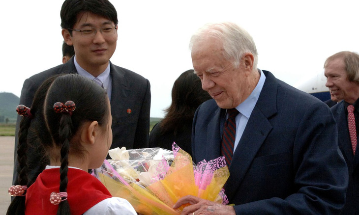 Cựu tổng thống Jimmy Carter muốn làm trung gian đối thoại với Bình Nhưỡng - Ảnh 1.