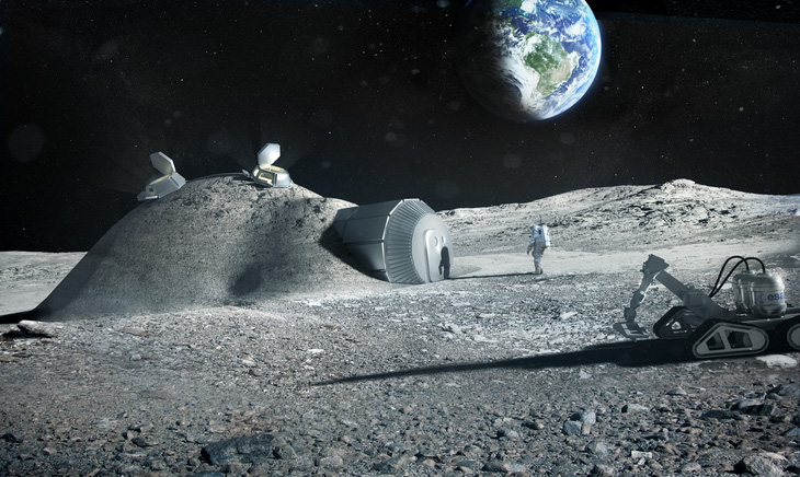 Nga, Mỹ hợp tác xây dựng trạm vũ trụ đầu tiên quay quanh mặt trăng - Ảnh 1.