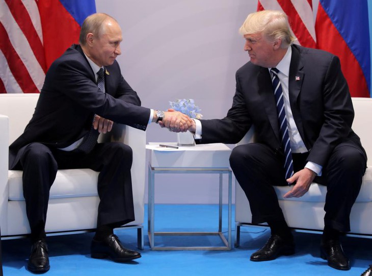 Tổng thống Putin gọi điện cảm ơn Tổng thống Trump về tin khủng bố - Ảnh 1.