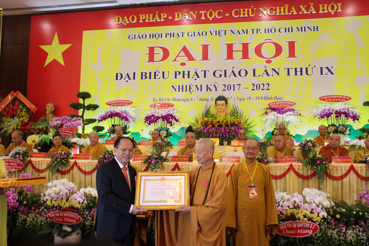 Đại hội Đại biểu Giáo hội Phật giáo Việt Nam TP.HCM lần thứ IX - Ảnh 1.