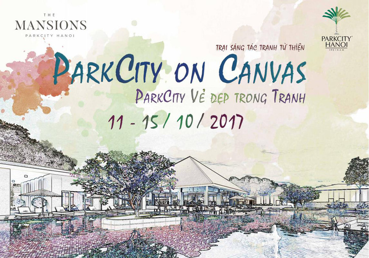 ParkCity Hanoi tổ chức trại sáng tác tranh từ thiện - Ảnh 1.