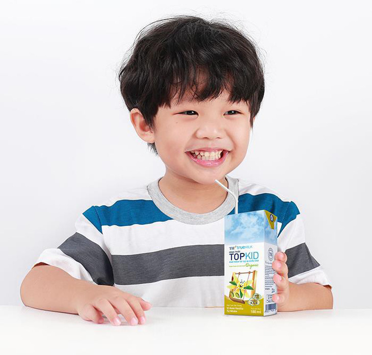 Sữa tươi tiệt trùng TH true MILK công thức TOPKID - Ảnh 1.