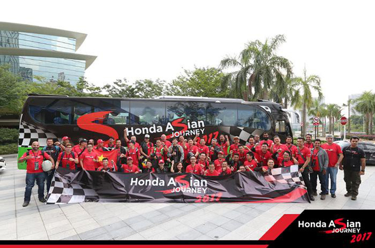 Honda Việt Nam tham gia hành trình châu Á Honda Asian Journey 2017 - Ảnh 1.