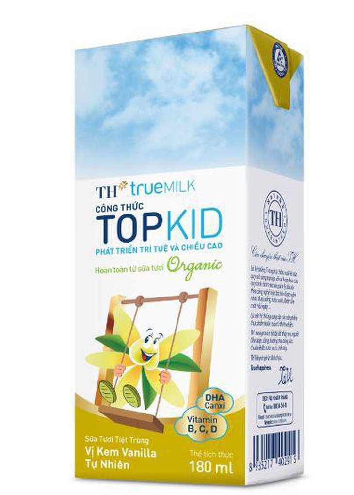 Sữa tươi tiệt trùng TH true MILK công thức TOPKID - Ảnh 3.