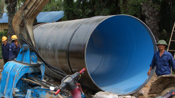 Lắp đường ống nước ngầm 3.465 tỉ băng sông Sài Gòn
