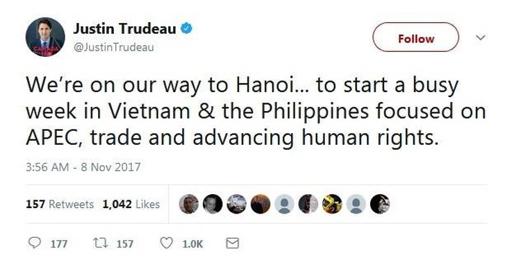 Thủ tướng Canada đã đặt chân đến thủ đô Hà Nội - Ảnh 2.