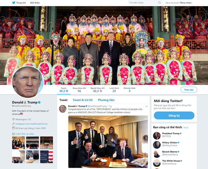 Ông Tập cho mở Twitter cho ông Trump xài? - Ảnh 1.