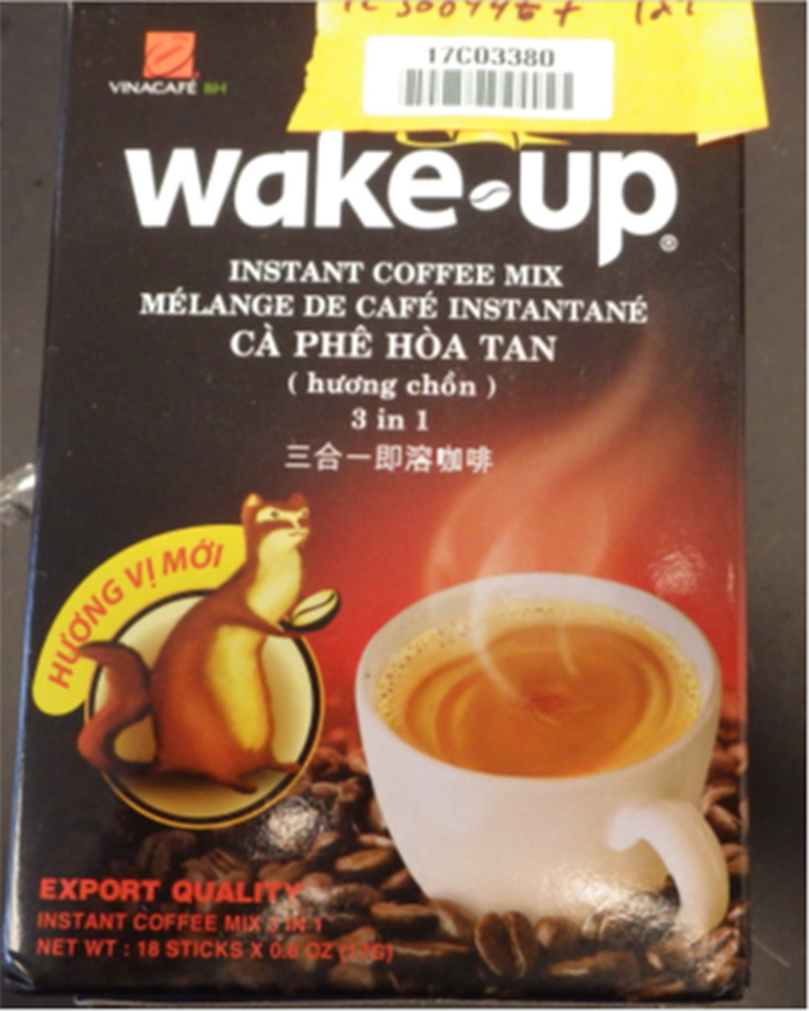 Mỹ thu hồi cà phê Wake-up của Vinacafé - Ảnh 1.