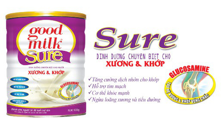 Bổ sung dinh dưỡng cho xương và khớp cùng Goodmik Sure - Ảnh 1.