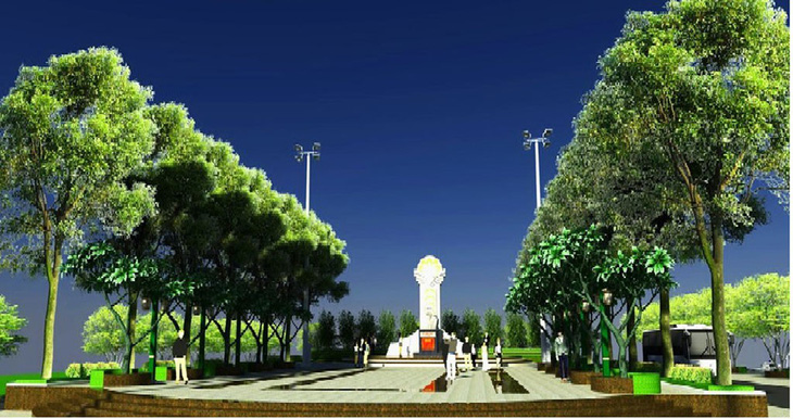 Khởi công xây dựng lại công viên văn hóa Võ Văn Kiệt - Ảnh 1.