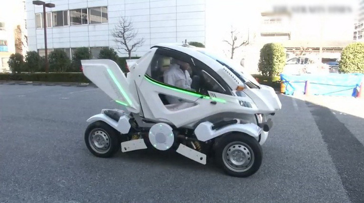 Xe hơi có thể xếp được như robot biến hình - Ảnh 1.