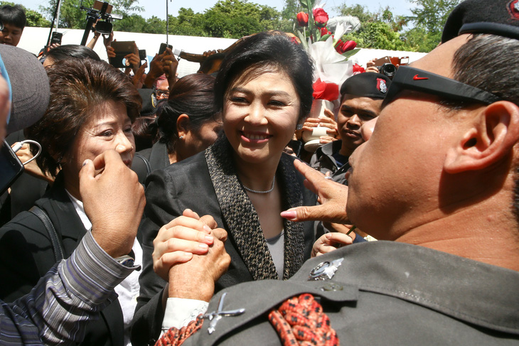 Cựu thủ tướng Yingluck đã đến London - Ảnh 1.