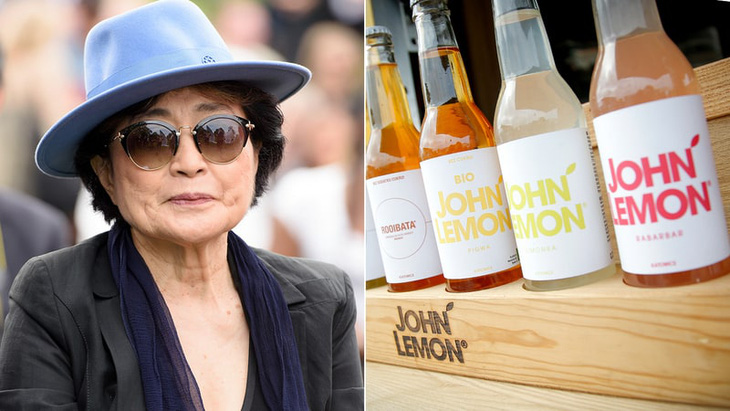 Yoko Ono kiện nước chanh John Lemon vì lợi dụng tên của chồng mình - Ảnh 1.