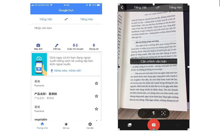 Google bổ sung dịch tiếng Việt qua camera - Ảnh 1.