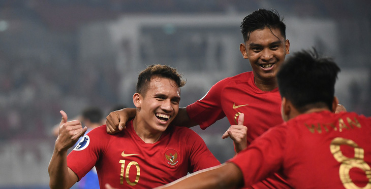 Indonesia thắng tưng bừng trận ra quân Giải U19 châu Á 2018 - Ảnh 1.